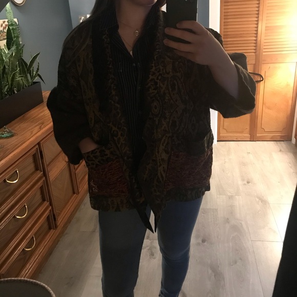 Vintage Oversized Kimono Coat - Picture 6 of 6